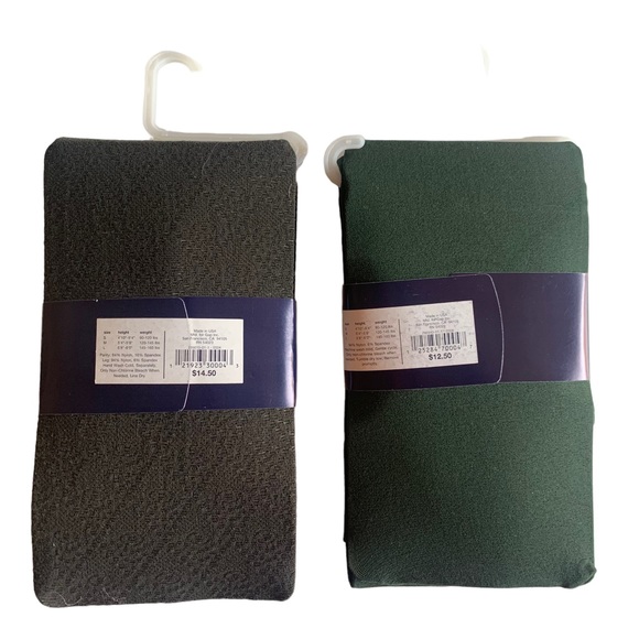 NEW GAP Green Tights Bundle of 2 - Picture 2 of 7